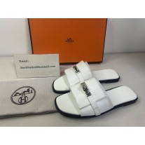 Hermes Women Giulia Sandal in Calfskin with Iconic Palladium