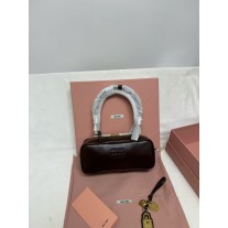 Miu Miu Beau Brown Leather Tote Bag 