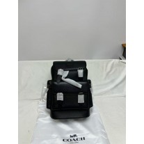 Coach Sprint Sling Pack Leather Men's Backpack Black