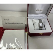 Cartier Panthere Small Model Silver Roman Dial 