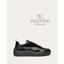 Discount valentino canada locations Gumboy Calfskin Sneaker for Man in Black