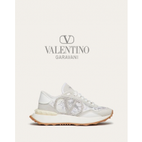 reps valentino canada locations Lacerunner Lace Sneaker for Woman in White