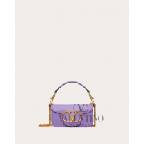 imitation valentino canada stores Locò Small Shoulder Bag In Calfskin for Woman in Wisteria