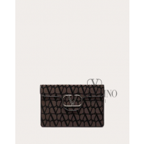 Discount valentino canada locations Loco' Toile Iconographe Pouch for Man in Fondantblack