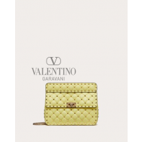 imitation valentino canada stores Medium Nappa Rockstud Spike Bag for Woman in Light Yellow