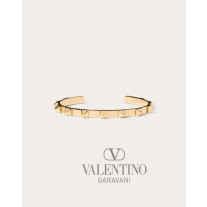 cheap knokcoff valentino canada outlet Metal Rockstud Bracelet for Woman in Gold