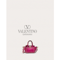 cheap knokcoff valentino canada outlet Micro Rockstud Calfskin Bag for Woman in Rose Violet