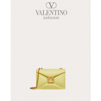 Buy replica Valentino toronto One Stud Nappa Bag With Chain for Woman in Yellow