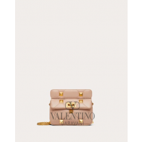 fakes valentino Ottawa Online Exclusive Small Roman Stud The Shoulder Bag In Nappa With Chain for Woman in Rose Cannelle
