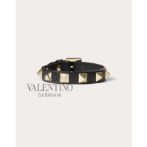 high quality fake valentino canada sale Rockstud Bracelet for Woman in Black