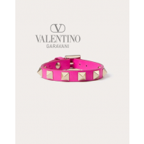 Real quality fake valentino canada Rockstud Bracelet for Woman in Pink Pp