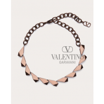 Buy fake valentino canada outlet Rockstud Metal Choker for Woman in Brown