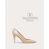 Cheap valentino canada stores Rockstud Patent-leather Pump 90 Mm for Woman in Powder Rose