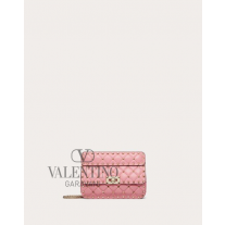 AAA quality fake valentino canada sale Small Nappa Rockstud Spike Bag for Woman in Candy Rose