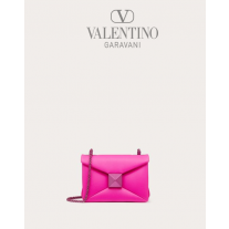 Buy knockoff valentino canada online Small One Stud Bag In Nappa Leather With Chain for Woman in Pink Pp