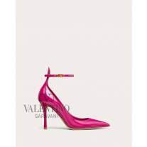 Knock off valentino canada store Garavani Tan-go Patent Leather Pump 100mm for Woman in Rose Violet