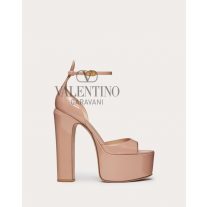 cheap knokcoff valentino canada outlet Garavani Tan-go Platform Patent Leather Sandal 155mm for Woman in Rose Cannelle