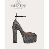 reps valentino canada locations Garavani Tan-go Pump With Crystals 155mm for Woman in Black
