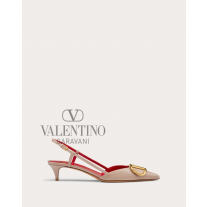 Top quality cheap valentino canada online Vlogo Signature Calfskin Slingback Pump 40mm / 1.6 In. for Woman in Poudre