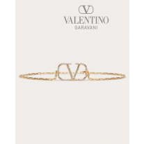 Knock off valentino canada store Vlogo Signature Chain Belt for Woman in Gold