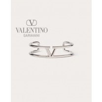 replicas valentino canada Vlogo Signature Metal Bracelet for Man in Palladium