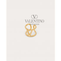 Knock off valentino canada store Vlogo Signature Metal Ring for Woman in Gold