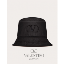 cheap knokcoff valentino canada outlet Vlogo Signature Silk Bucket Hat for Man in Black