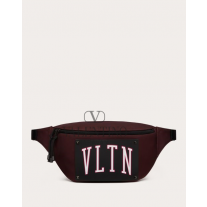 copy valentino canada yorkdale Vltn Nylon Belt Bag for Man in Rubin/black