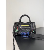 Balenciaga City Address Graffiti Classic Mini Bag 