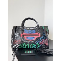 Balenciaga City Classic Graffiti Large Bag 38CM Colorful