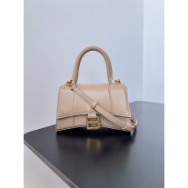 Balenciaga Hourglass Small Handbag 19CM Caramel Calfskin
