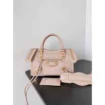 Balenciaga Mini Classic City Bag Lambskin Pink