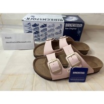 Birkenstock Arizona Soft Footbed Nubuck Leather Soft Pink