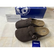 Birkenstock Boston Soft Footbed Brown Habana Sandals