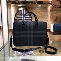 Burberry Ainsworth Briefcase Black Grey
