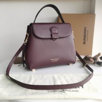 Burberry Camberley Leather Tote Bag Burgundy