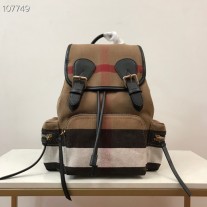 Burberry Medium The Rucksack Canvas Backpack Brown