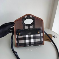 Burberry Pocket Mini Tote Black