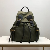 Burberry The Rucksack Medium Backpack Army Green