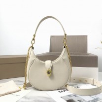 Bvlgari Serpenti Ellipse Small Shoulder Bag White