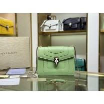 Bvlgari Serpenti Forever Crossbody Bag Light Green