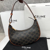 Celine Ava Bag Triomphe 23CM Black