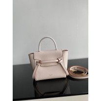 Celine MIni Pico Belt Bag Grained Calfskin Light Pink