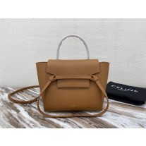 Celine Nano Belt Bag Grained Calfskin Brown