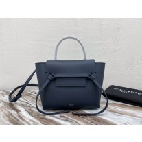 Celine Nano Belt Bag Grained Calfskin Navy