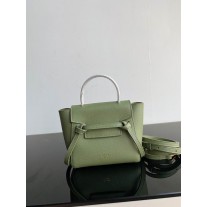 Celine Pico Belt Bag Grained Calfskin Green