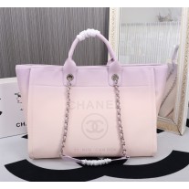 Chanel Shopping Bag Shaded Calfskin Purple Pink