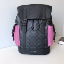 Coach Hudson Backpack Colorblock Signature Canvas