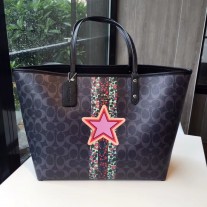 Coach Reversible City Tote In Signature Canvas 59526