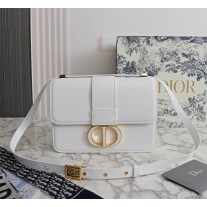 Dior 30 Montaigne Bag Box Calfskin White
